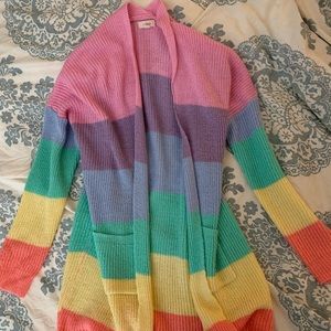 Colorful Striped Cardigan from Vici Dolls